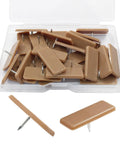 Plastic Nail In Drawer Slides 30 Pack Tack In Glide Replacement Heavy Duty smooth glide pieces in storage case.