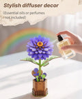 3D Dahlia Flower Wooden Puzzle Kit For Adults With DIY Floral Model Craft Premium Natural Plywood 117 Piece Set Build Your Own Dahlia Sculpture Epic Gift For Mothers Day Botanical Collection Housewarming, used as diffuser