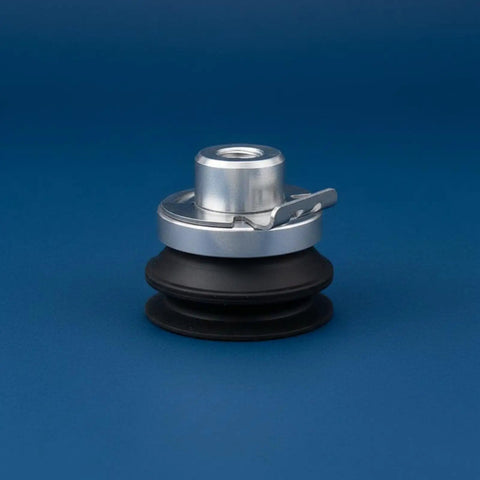 Heavy Duty Vacuum Manipulator Robotic Arm With Bellows Suction Cup, Anti-Slip Nitrile Rubber Metal Build close-up of suction cup component.