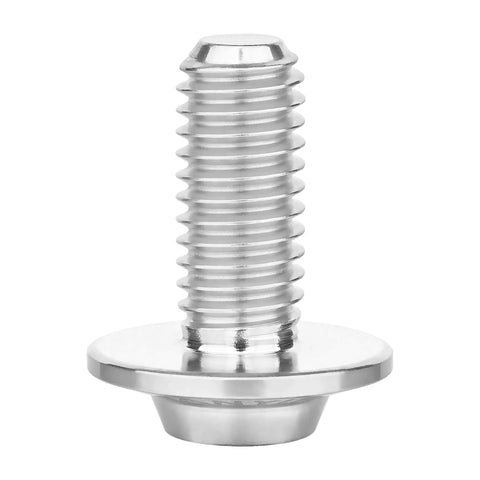 Titanium Bolts M5 M6x10 12 15 20 25 30 35mm Torx Dished Screws For Locomotive And Motorcycle Shell Mods Repair Pack Of 6 6AL-4V Lightweight Fasteners