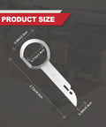 Pin Style Car Radio Removal Kit With DIN Release Keys 4 Pack Aluminum Fascia Tools product size dimensions diagram