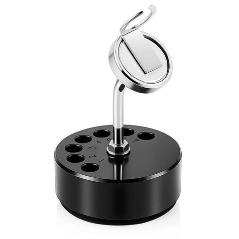 Heavy Duty Acetylene Jewelry Torch Stand With Magnetic Base Pro Grade Non Slip Welding Torch Holder 7 Tip Storage Holes