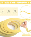 Pro Grade Fineline Pinstripe Tape Set With Four Widths One Sixteenth Inch One Eighth Inch One Quarter Inch And One Half Inch And Sixty Yard Length For DIY Car Paint Art Masking Tape That Stays Put And Delivers Clean Lines For Sharp Auto Finishes, details with curved edge