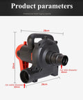 Heavy Duty Industrial Shop Vac With Blowing And Suction Options To Blow Off Sawdust And Collect Work Debris Compatible With Angle Grinders And Power Tools Giving Smooth Six Speed Settings For Quick Shop Cleanup, featuring dimensions: 28cm length, 20cm height, and 26cm depth.