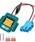 Power Wheel Adapter 18V To 20V Battery Kit With Fuse And Wiring Terminals, Plug And Play Connector, Durable ABS Plastic