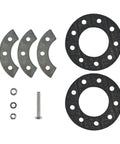 9 Holes Sprocket Mount Kit For 49cc 66cc 80cc Motorized Bicycles Includes 3 Backing Plates And 2 Reinforced Rubber Washers Replacement Engine Mount