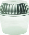 Dusk To Dawn Mercury Lens Refractor Replacement For NH1204M Security Light Fixture Frosted White Finish Durable Weatherproof