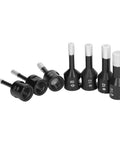Heavy Duty 7 Piece Gemstone Drill Bits Set With M14 Thread For Wet Dry Drilling On Marble Tile Granite And Stone. 7 bits shown