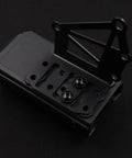 Dang Tough And Zero Drama Rig 21 Set Chicago Screw Kit For Kydex And Leather Gun Holsters Knife Sheaths Size 8 32 Thread 3 8 Inch Long Dacromet Coated Carbon Steel hardware with detail view of mounting plate.