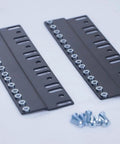 Heavy Duty 5U Rack Converter Adapter Fits 23 Inch To 19 Inch Server Cabinet Rack Mount For 2 Or 4 Post Steel Shims sections with screws.