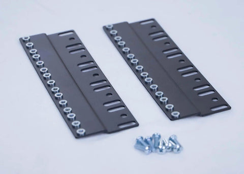 Heavy Duty 5U Rack Converter Adapter Fits 23 Inch To 19 Inch Server Cabinet Rack Mount For 2 Or 4 Post Steel Shims sections with screws.