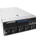 Top Tier Dual AMD Epyc 9965 192 Core Rackmount Server Packing Eight RTX Pro 6000 Cards With Serious Vram For Slick LLM Training And HPC Jobs Includes 2.3TB DDR5 ECC RAM And 3200W PSU To Keep Your Rig Rolling Smooth in a compact 4U design.