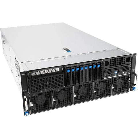 Top Tier Dual AMD Epyc 9965 192 Core Rackmount Server Packing Eight RTX Pro 6000 Cards With Serious Vram For Slick LLM Training And HPC Jobs Includes 2.3TB DDR5 ECC RAM And 3200W PSU To Keep Your Rig Rolling Smooth in a compact 4U design.