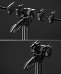 Lever Actuated Dropper Seatpost With 100mm Drop And 20mm Suspension Travel For Bicycle And E Bike, Cable Free Height