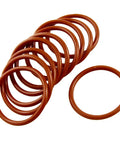 Red 40mm OD O Ring Seal Set For Travel Mugs, 34mm ID, 3mm Wide VMQ Silicone, Tough High Temp Gasket, Temperature Range -22F to 392F (-30C to 200C)