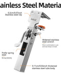 Two Pack Drawer Front Installation Clamps With Quick Install Clips Adjustable Width From 21 Mm To 50 Mm