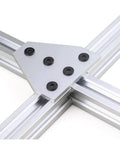 4 Piece 5 Hole T Shape Joint Board Plate Corner Angle Bracket For V Slot Aluminum Profiles 2020 3030 in use with linear rails
