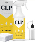 3-In-1 Gun Oil CLP Kit With 16 Oz Mist Spray And 1 Oz Needle Oiler, Odorless Safe Lubricant Cleaner That Polishes, Protects Against Wear, Reduces Friction, And Keeps Your Gear Ready For Range Day, with cleaning patches