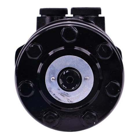 Front view of Hydraulic Orbital Motor OMR250 One Inch Shaft With Half Inch BSP Side Ports Low Speed High Torque Workhorse