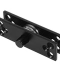 Hidden Cabinet Door Hinges With 360 Degree Pivot Stainless Steel, Heavy Duty Silent Matte Black Concealed Rotation For Bookcase Doors