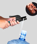 Welding electrode holder ARC ground clamp, black plastic, 300A rating, held in hand