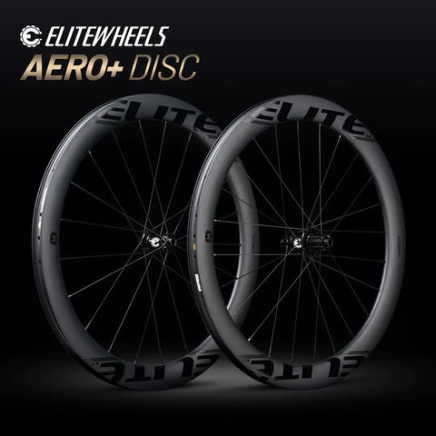 Road Wheelset With Aero Plus Wing Spokes, Tubeless Ready, 20 Spokes, 50T Ceramic Bearing Hub, 23mm Inner Width Carbon Clincher