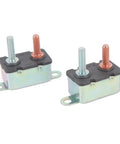 Built Tough Auto Reset Circuit Breaker 50 Amp 12V 24V Stud Bolt Mount for Trucks Boats and Marine Systems with Heavy Duty Overload Shield and Snappy Auto Recovery.