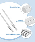 Three Eighths Inch Square Steel Key Stock By Three Eighths Inch By Twelve Inch Cold Drawn 45 Steel Bar with smooth surface and durable construction