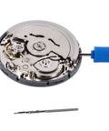 NH39A Automatic Mechanical Watch Movement Drop In Replacement with stem and blue storage box detail