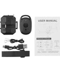 Drone Payload Dropper Airdrop System components including user manual and accessories for DJI Mini and Mavic drones