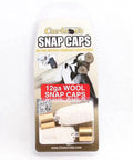 Choke Tubes Brass Wool Snap Cap Set Two Pack For 12 Gauge Shotguns in packaging with brass construction visible