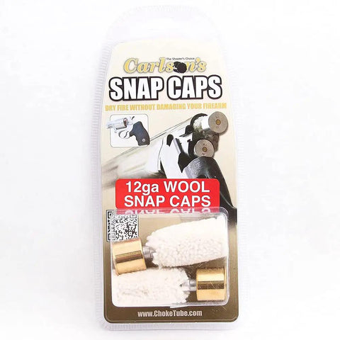 Choke Tubes Brass Wool Snap Cap Set Two Pack For 12 Gauge Shotguns in packaging with brass construction visible
