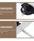 Heavy Duty Aluminum Alloy Table Saw Miter Gauge With Dead Straight Accuracy And Smooth Telescoping Arms showing the gauge's texture and design details.