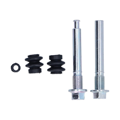 Top Tier Rear Brake Caliper Slider Pin Kit Direct Replacement For Chevy 6 GG GY GH Models 02-12 Metal Rubber Guide Pins 87 And 89 mm Perfect Fix., rear caliper slider pins with rubber boots and metal guide pins
