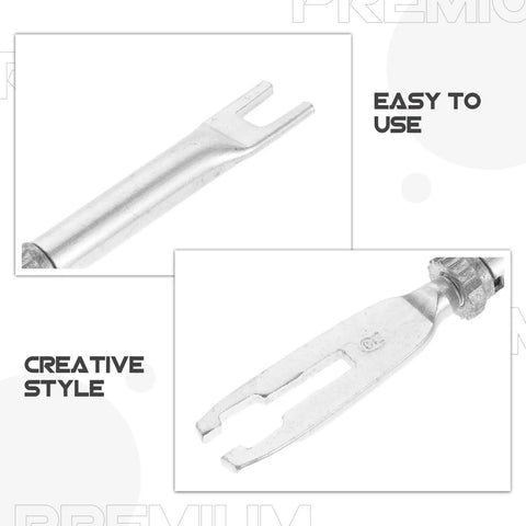 Rear Drum Brake Hardware Kit Universal Fit For Cars And Trucks With Steel Springs Pins And Retainers Easy Install Leak Free Operation Reliable Drum Brake Repair Kit For Workshop And Maintenance, metal brake spring pin close-up