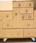 Top Shelf Heavy Duty Barn Door Sliding Wheels And Silent Caster Rollers Smooth Glide Hardware with drawers and wheels.