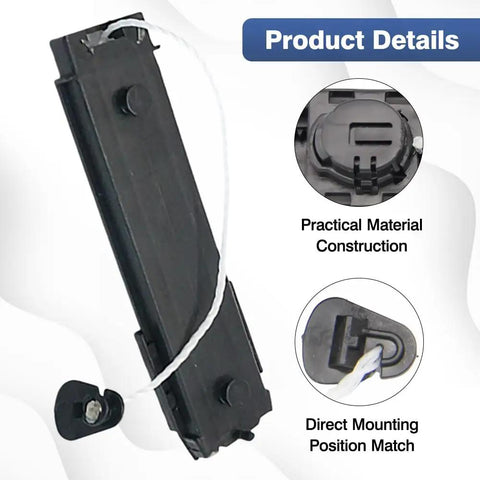Built Tough No Slam Glove Box Door Damper Struts For Jeep Grand Cherokee And Dodge Durango 2011 To 2020 showing black plastic damper strut construction.