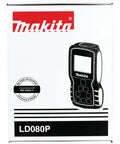 Pro Grade Laser Distance Meter With 262 Foot Range And Precision packaging featuring device outline and ISO standard seal