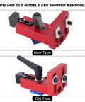 Comparison of new and old 45 Degree Miter Coupler And T Track Stop Block for Woodworking Guide Rails with aluminum alloy components.