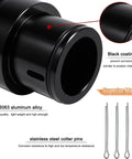 Close-up of 40mm and 44mm front and rear wheel bearing greaser tool kit for Polaris ATV UTV SXS, showing black-coated aluminum alloy