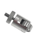 Dial Indicator Roller Contact Point For Depth Gauge, 10mm Diameter Wheel, 4-48 UNF Thread Shank, inch dial indicator accessory with metal roller
