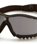 All Day Comfort Vented Safety Glasses with Adjustable Ratchet Headband and Flame Resistant Foam Padding, side view