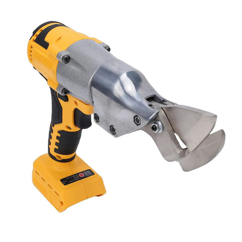 Depisuta Cordless Electric Metal Shears With 360 Degree Rotating Head And Alloy Blades for cutting metal, carpet, and fabric.