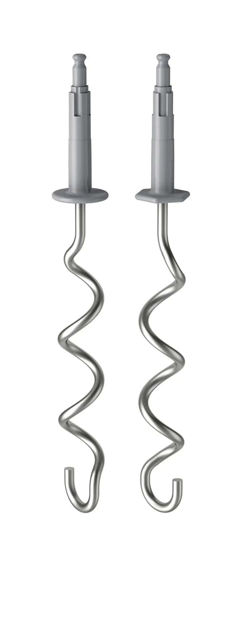 High Octane 350 Watt Hand Mixer With SmartMix Technology whisk attachments made of stainless steel for mixing and kneading dough.