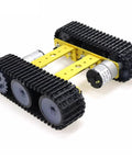 Robot Tank Chassis For Arduino Raspberry Pi Microbit Diy STEAM Education Premium Metal Tracked Robotic Chassis Control Platform