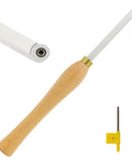 Pocket Size Woodturning Finisher Tool With 12mm Round Carbide Insert Replaceable Scraper for hollowing and finishing projects