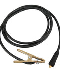 Heavy Duty 260A Die Cast Brass Ground Clamp With Thick 3 Meter Cable For MIG Arc Welding On Shipyard Steel And Oil Rigs Without Overheating, black cable and clamp.