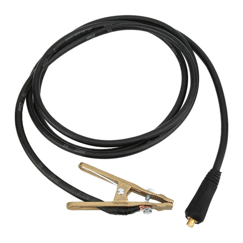 Heavy Duty 260A Die Cast Brass Ground Clamp With Thick 3 Meter Cable For MIG Arc Welding On Shipyard Steel And Oil Rigs Without Overheating.