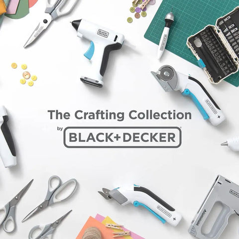Craft tools including 4V Max Cordless Fabric And Craft Cutter Rotary Tool With USB Rechargeable Battery.