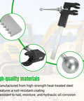 Pro Grade Hydraulic Coupling Tool Built Like A Tank For Quick Disconnect Swaps On Stubborn Lines Featuring A Rock Solid 13/8 Inch Fork Spread For No Sweat Repairs showing durable heat-treated steel parts.